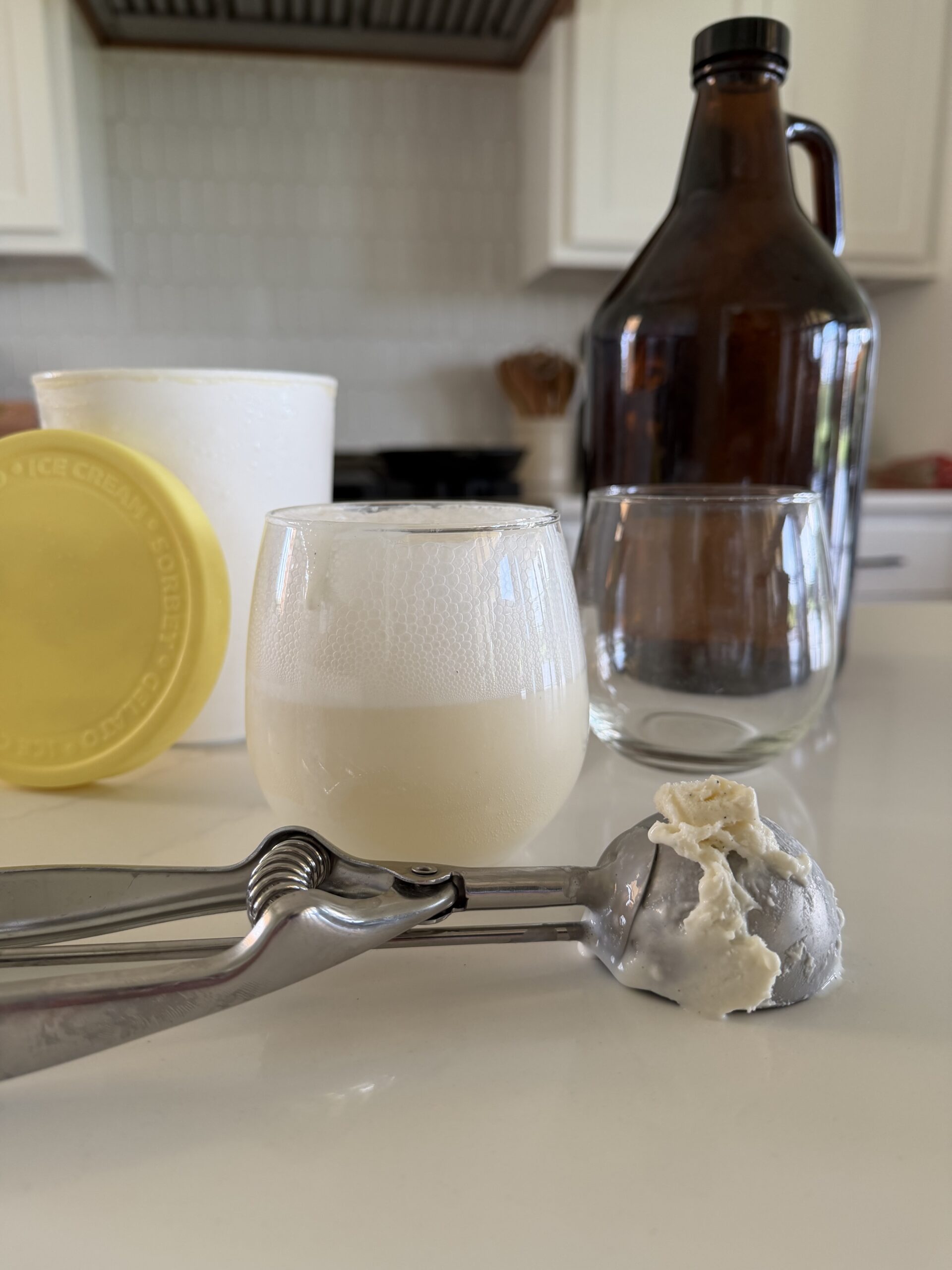Easy Kombucha Float Recipe with Homemade Vanilla Ice Cream